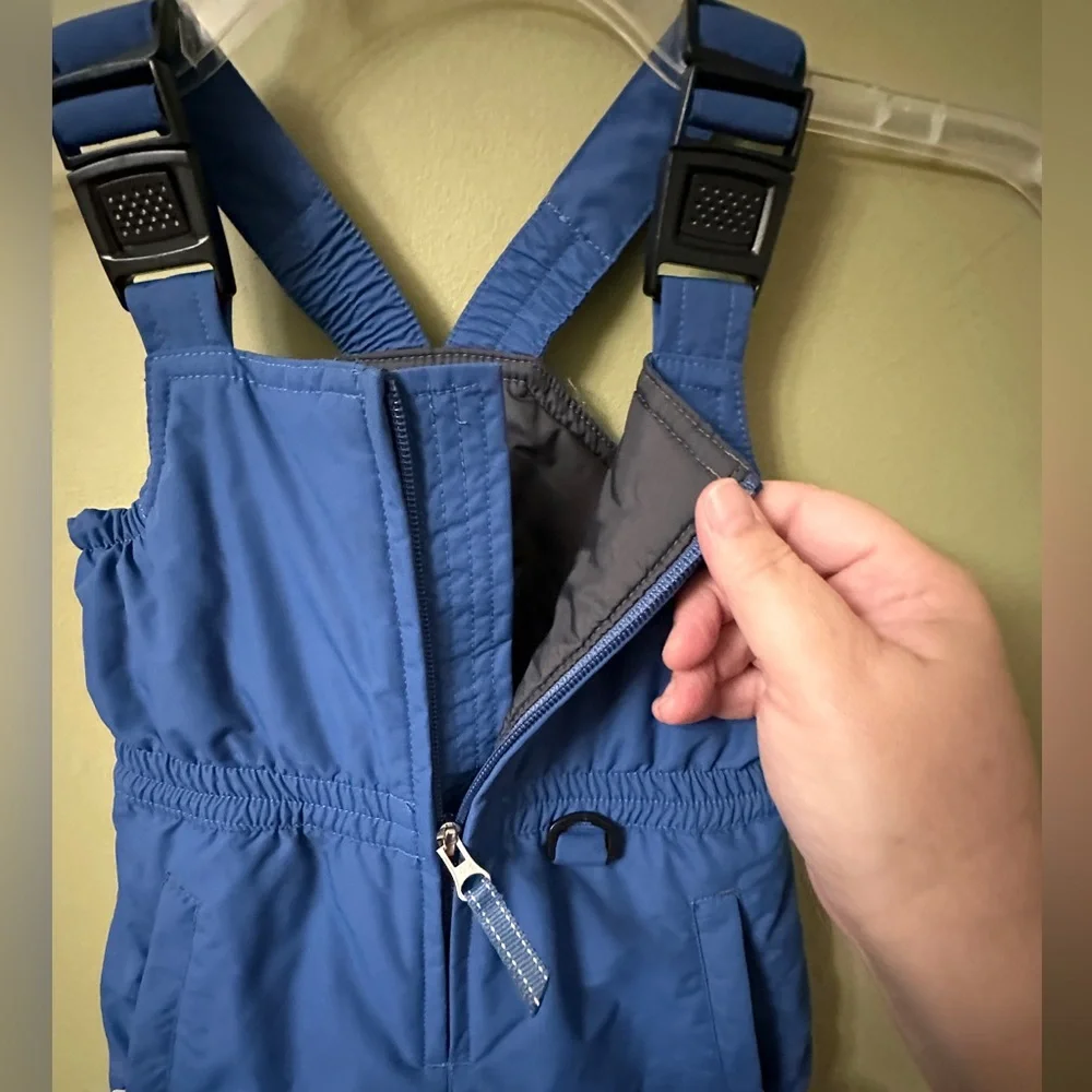 Lands‎ End Blue Toddler Boys Snow Overalls Size 2T